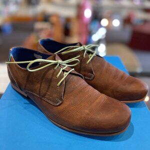 JOHN FLUEVOG RADIO "CBC" BROWN - MENS 8 or WOMENS 10